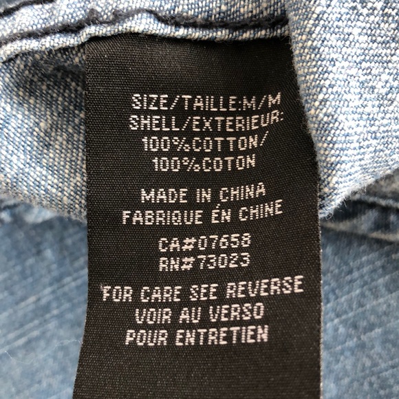 SWS Cotton denim button up shirt - Picture 8 of 12